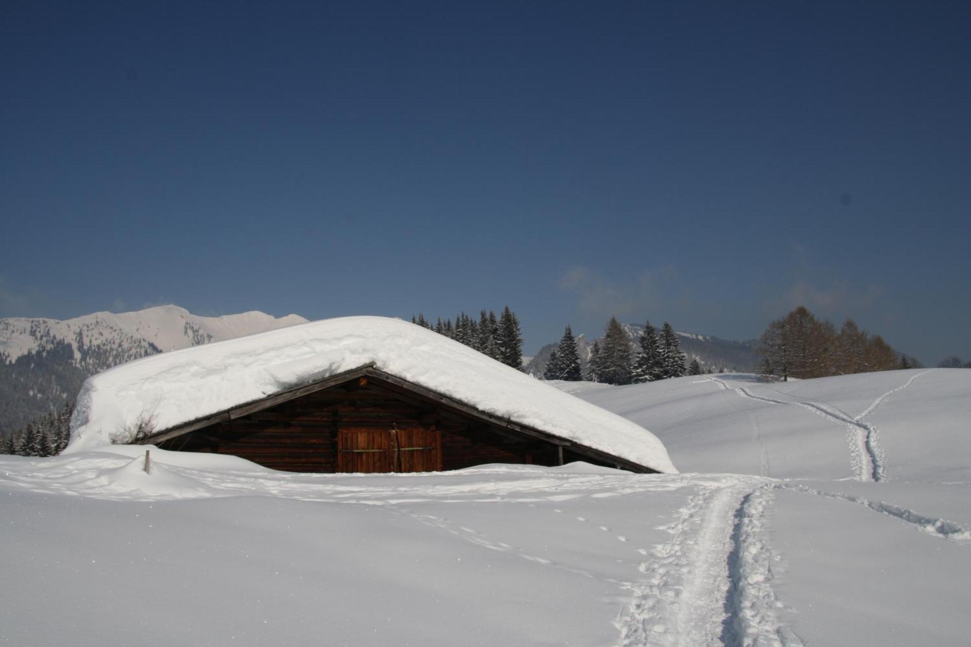 Alpengasthof Almrose Im Heutal ウンケン エクステリア 写真